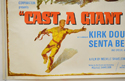 CAST A GIANT SHADOW (Bottom Left) Cinema Quad Movie Poster