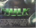 HULK (Bottom Right) Cinema Quad Movie Poster