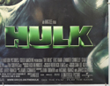HULK (Bottom Right) Cinema Quad Movie Poster