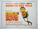 BEE MOVIE Cinema Quad Movie Poster