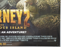 JOURNEY 2 - THE MYSTERIOUS ISLAND (Bottom Right) Cinema Quad Movie Poster
