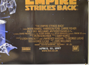 STAR WARS EPISODE V : THE EMPIRE STRIKES BACK (Bottom Right) Cinema Quad Movie Poster