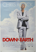 DOWN TO EARTH Cinema One Sheet Movie Poster