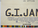 G.I. JANE (Bottom Left) Cinema Quad Movie Poster
