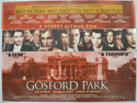 GOSFORD PARK Cinema Quad Movie Poster