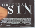 ORIGINAL SIN (Bottom Right) Cinema Quad Movie Poster