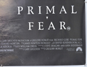 PRIMAL FEAR (Bottom Right) Cinema Quad Movie Poster