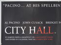 CITY HALL (Top Left) Cinema Quad Movie Poster