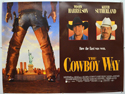 THE COWBOY WAY Cinema Quad Movie Poster