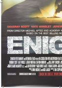 ENIGMA (Bottom Left) Cinema One Sheet Movie Poster