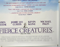 FIERCE CREATURES (Bottom Right) Cinema Quad Movie Poster