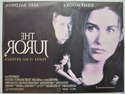 THE JUROR (Back) Cinema Quad Movie Poster