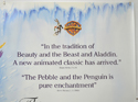THE PEBBLE AND THE PENGUIN (Top Right) Cinema Quad Movie Poster