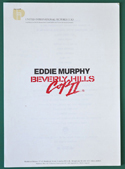 Beverly Hills Cop II -  Production Info