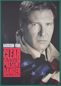 Clear And Present Danger <p><i> Original Cinema Exhibitor's Synopsis / Credits Booklet </i></p>