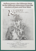 RAIDERS OF THE LOST ARK – Cinema Exhibitors Synopsis / Credits Booklet – Front 