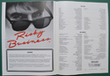 RISKY BUSINESS – Cinema Exhibitors Campaign Press Book – Synopsis Inside