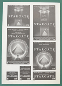 STARGATE – Original Cinema Exhibitors Press Book - Back