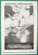 SUPERMAN – Original Cinema Exhibitors Press Book – Front 
