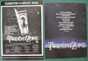 TWILIGHT ZONE - THE MOVIE – Cinema Exhibitors Campaign Press Book – Front 