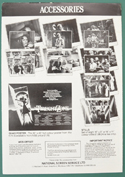 TWILIGHT ZONE - THE MOVIE – Cinema Exhibitors Campaign Press Book - Back