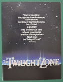 TWILIGHT ZONE - THE MOVIE – Cinema Exhibitors Campaign Press Book – Synopsis Front