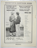 ANNIE HALL Cinema Exhibitors Campaign Pressbook