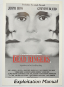 Dead Ringers <p><i> Original 4 Page Cinema Exhibitor's Campaign Pressbook </i></p>