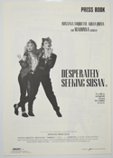 Desperately Seeking Susan <p><i> Original 6 Page Cinema Exhibitor's Campaign Pressbook </i></p>