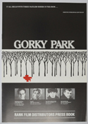Gorky Park <p><i> Original 8 Page Cinema Exhibitors Campaign Pressbook </i></p>
