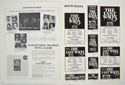 THE LAST WALTZ Cinema Exhibitors Campaign Pressbook - INSIDE