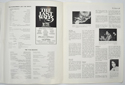 THE LAST WALTZ Cinema Exhibitors Campaign Pressbook - INSIDE