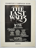 THE LAST WALTZ Cinema Exhibitors Campaign Pressbook