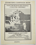 Last Wave (The) <p><i> Original 6 Page Cinema Exhibitors Campaign Pressbook </i></p>