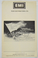 Message (The) <p><i> Original 4 Page Cinema Exhibitors Campaign Pressbook </i></p>