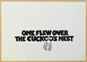 ONE FLEW OVER THE CUCKOO’S NEST Cinema Press Synopsis
