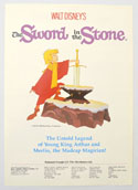 Sword In The Stone (The) (1983 re-release)<p><i> Original Cinema Exhibitor's Press Synopsis / Credits Sheet </i></p>