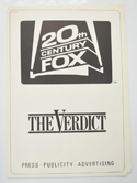 Verdict (The) <p><i> Original 11 Page Cinema Exhibitors Campaign Pressbook </i></p>