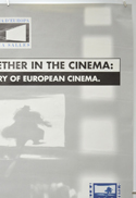 100 YEARS OF EUROPEAN CINEMA (Top Right) Cinema One Sheet Movie Poster