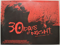 30 DAYS OF NIGHT Cinema Quad Movie Poster
