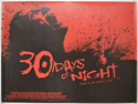 30 DAYS OF NIGHT Cinema Quad Movie Poster