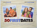 50 FIRST DATES Cinema Quad Movie Poster