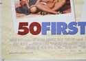 50 FIRST DATES (Bottom Left) Cinema Quad Movie Poster