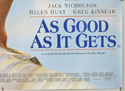 AS GOOD AS IT GETS (Bottom Right) Cinema Quad Movie Poster