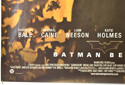 BATMAN BEGINS (Bottom Left) Cinema Quad Movie Poster