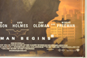 BATMAN BEGINS (Bottom Right) Cinema Quad Movie Poster