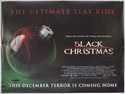 BLACK CHRISTMAS Cinema Quad Movie Poster