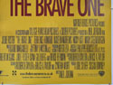 THE BRAVE ONE (Bottom Right) Cinema Quad Movie Poster