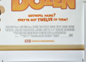 CHEAPER BY THE DOZEN (Bottom Right) Cinema Quad Movie Poster