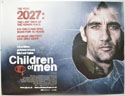 CHILDREN OF MEN Cinema Quad Movie Poster